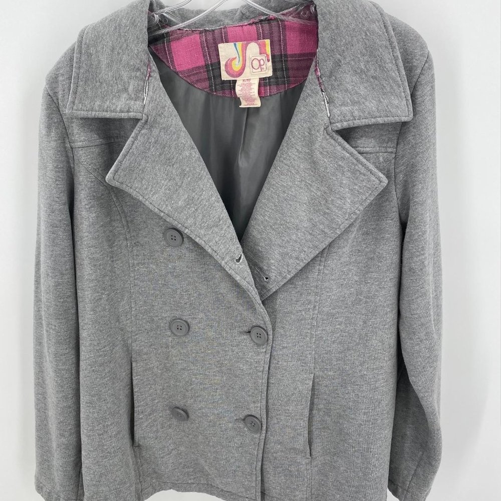 OP‎ GRAY BUTTON DOWN OVER COAT